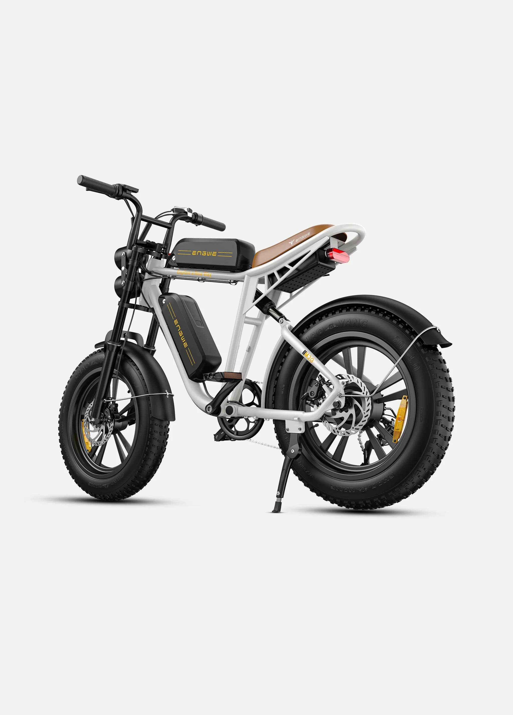 engwe m20 1000w (Μέγιστο) 47 Μίλια + 47 Μίλια Διπλή Ανάρτηση, Μεγάλης εμβέλειας, Ηλεκτρικό Ποδήλατο