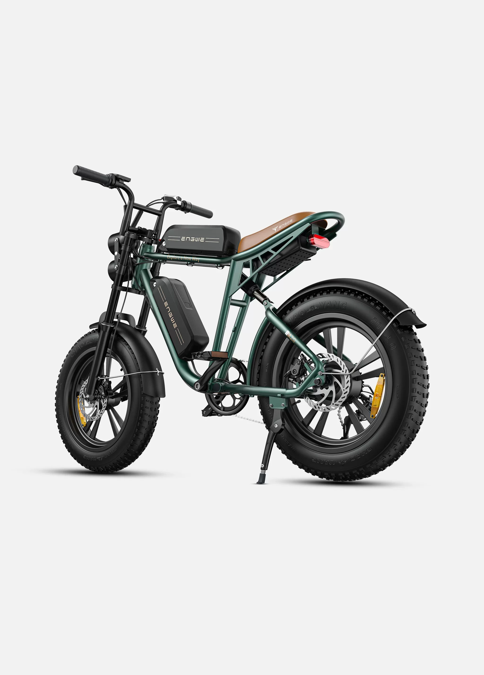 engwe m20 1000w (Μέγιστο) 47 Μίλια + 47 Μίλια Διπλή Ανάρτηση, Μεγάλης εμβέλειας, Ηλεκτρικό Ποδήλατο