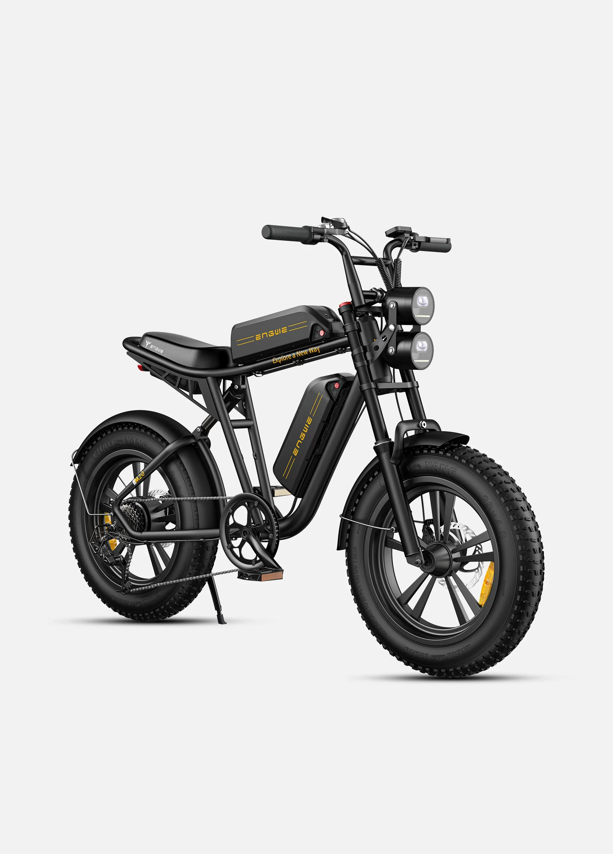 engwe m20 1000w (Μέγιστο) 47 Μίλια + 47 Μίλια Διπλή Ανάρτηση, Μεγάλης εμβέλειας, Ηλεκτρικό Ποδήλατο