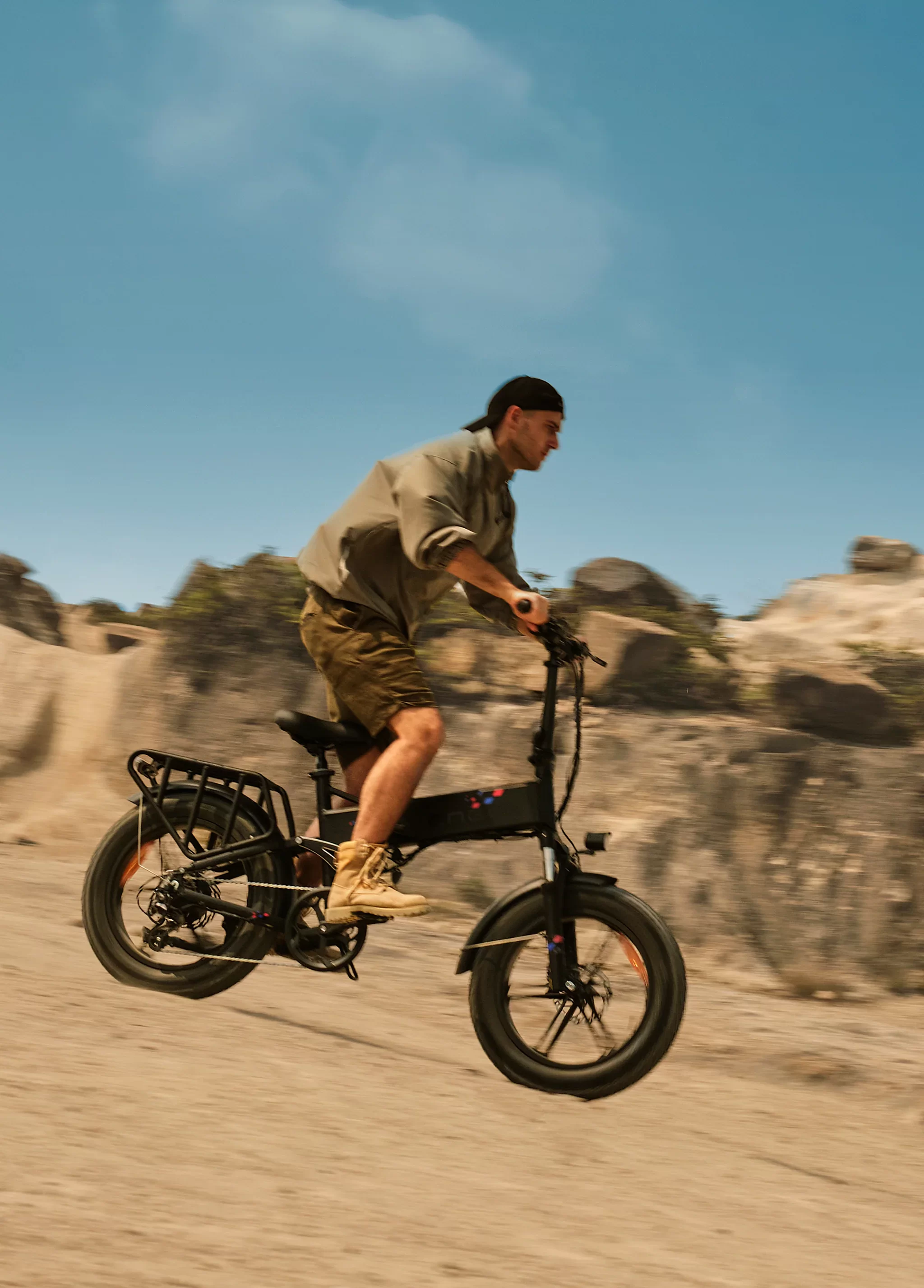 ENGINE PRO 1000W(Peak) 62Miles Full Suspension Foldable E-bike - Image 12