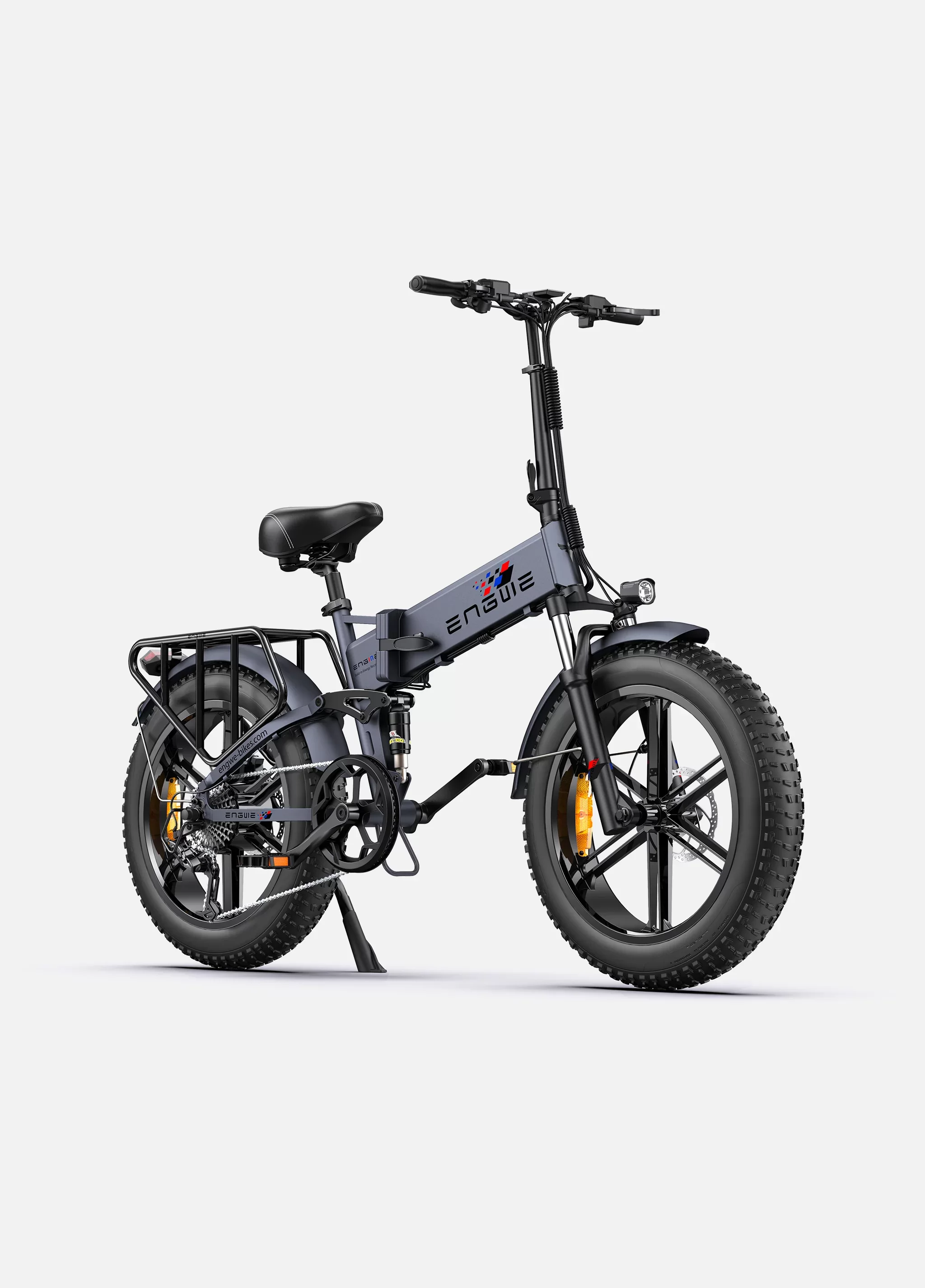 ENGINE PRO 1000W(Peak) 62Miles Full Suspension Foldable E-bike - Image 7