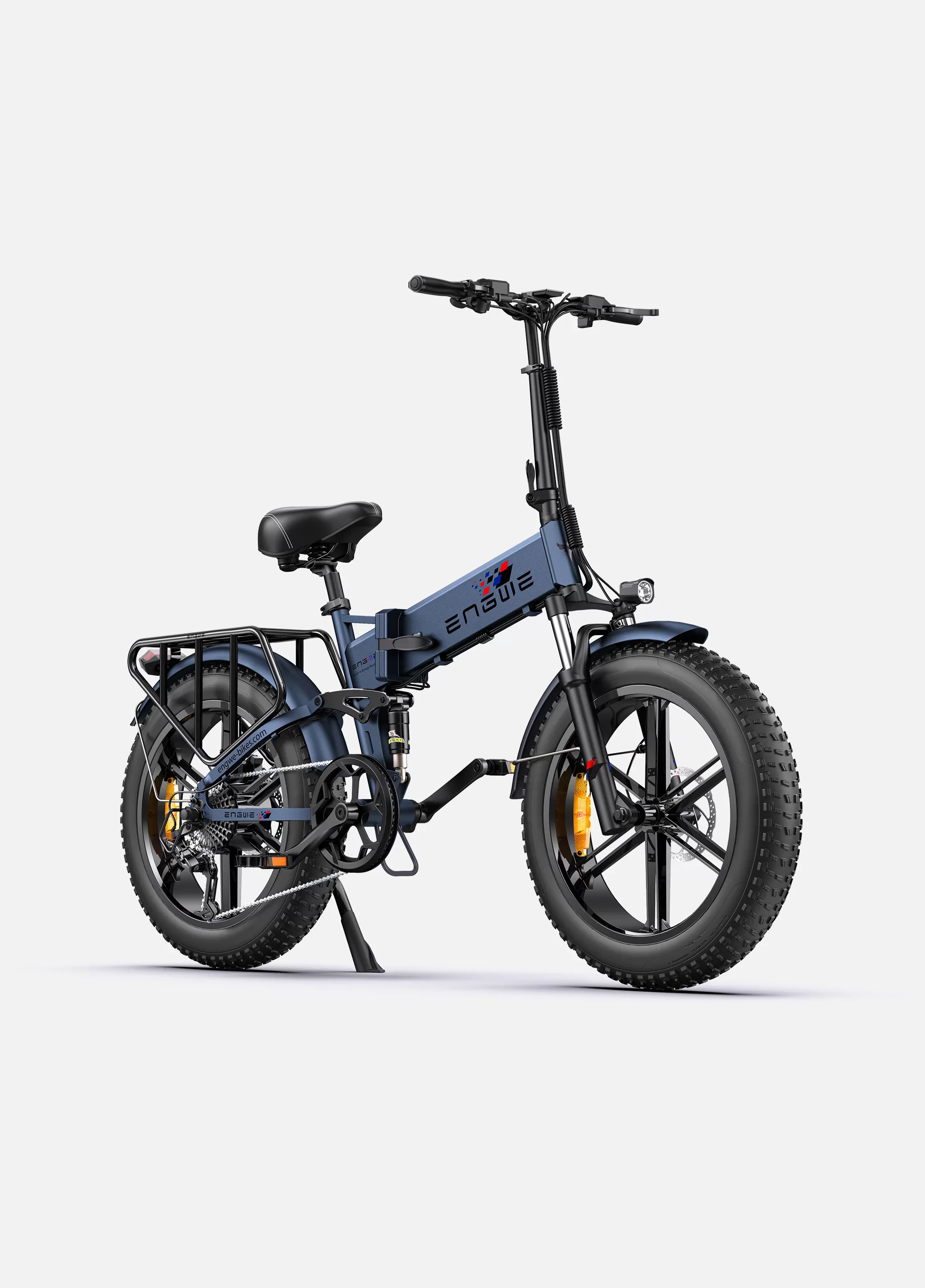 ENGINE PRO 1000W(Peak) 62Miles Full Suspension Foldable E-bike - Image 8
