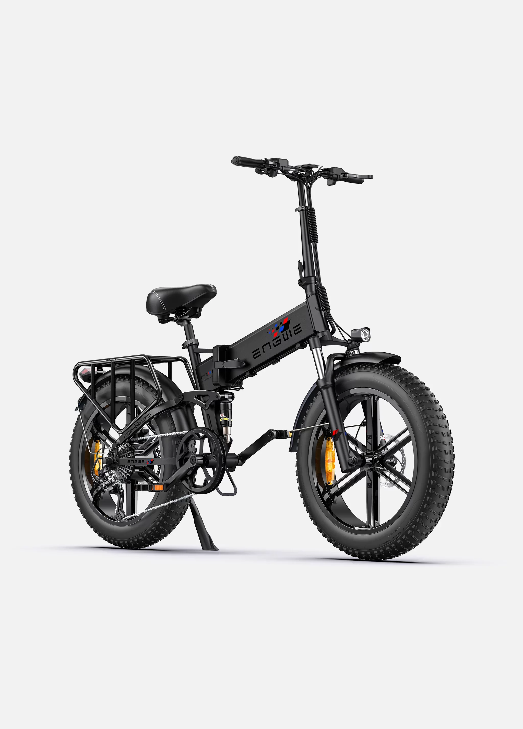 ENGINE PRO 1000W(Peak) 62Miles Full Suspension Foldable E-bike - Image 9