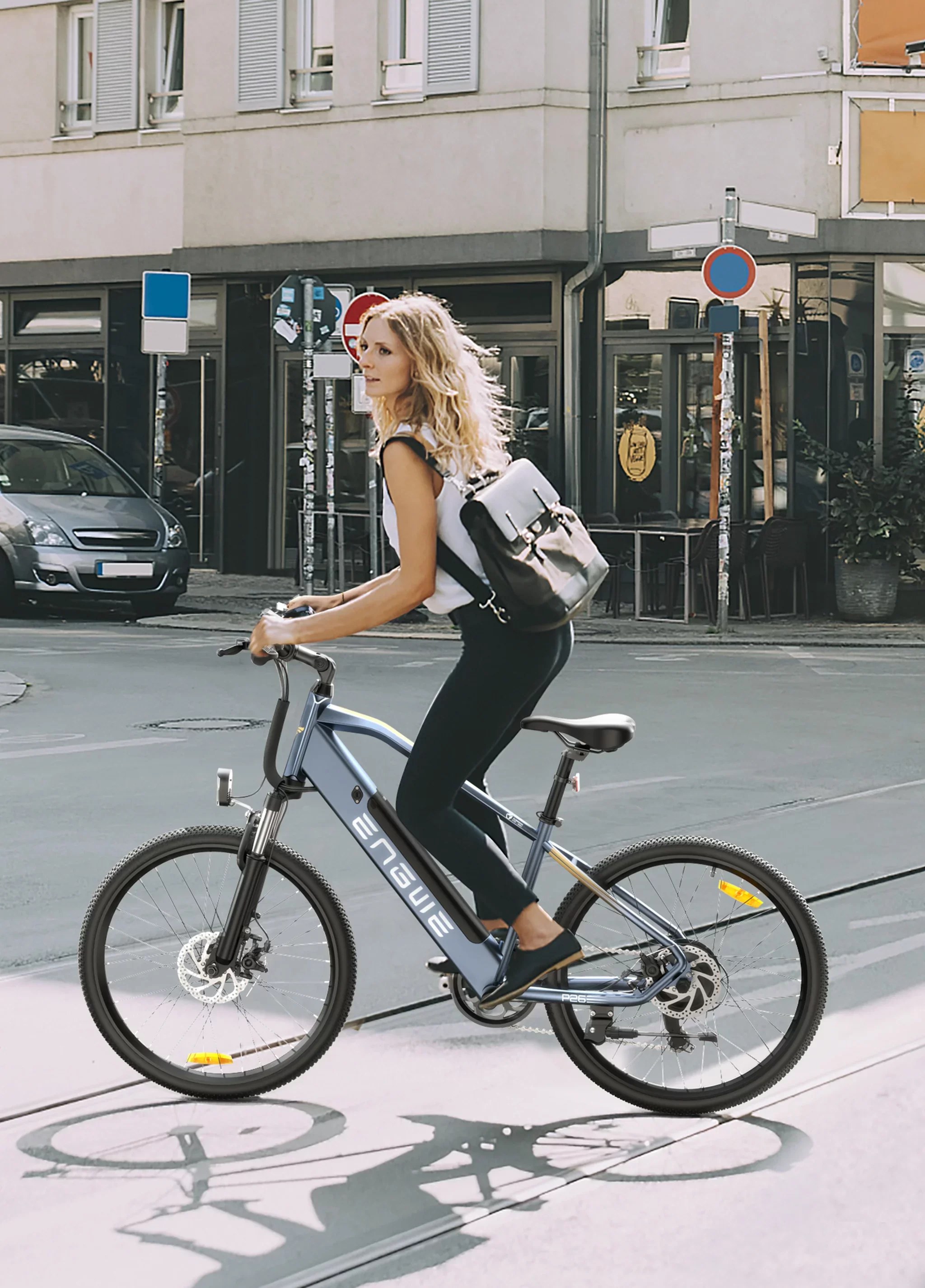 engwe p26 800w 62miles Εμπρόσθια Ανάρτηση Ηλεκτρικό Ποδήλατο Πόλης