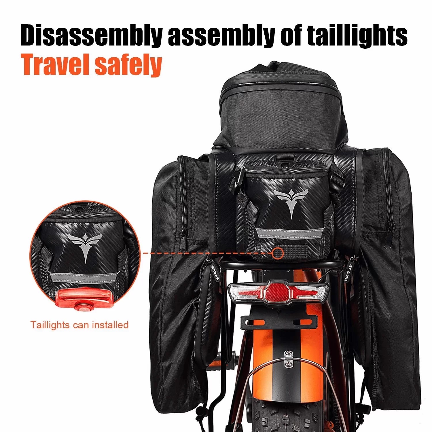 Engwe 35L Waterproof Bike Rack Bag - Image 4
