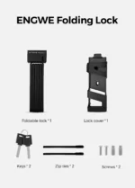 Πτυσσόμενη κλειδαριά ποδηλάτου engwe