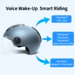 ENGWE Έξυπνο Bluetooth Κράνος Μαύρο - Image 9