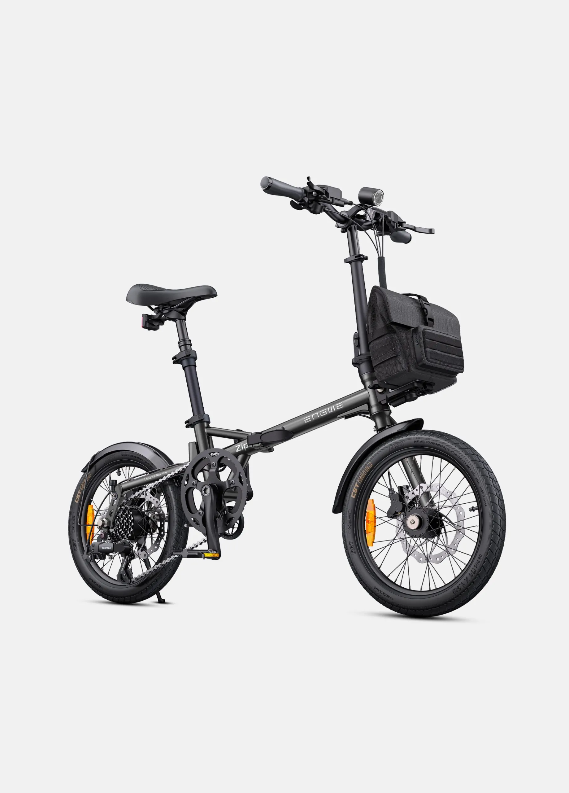 ENGWE Zip 250W Lightweight 120 kg Max Load Torque Sensor Folding E-bike - Image 8