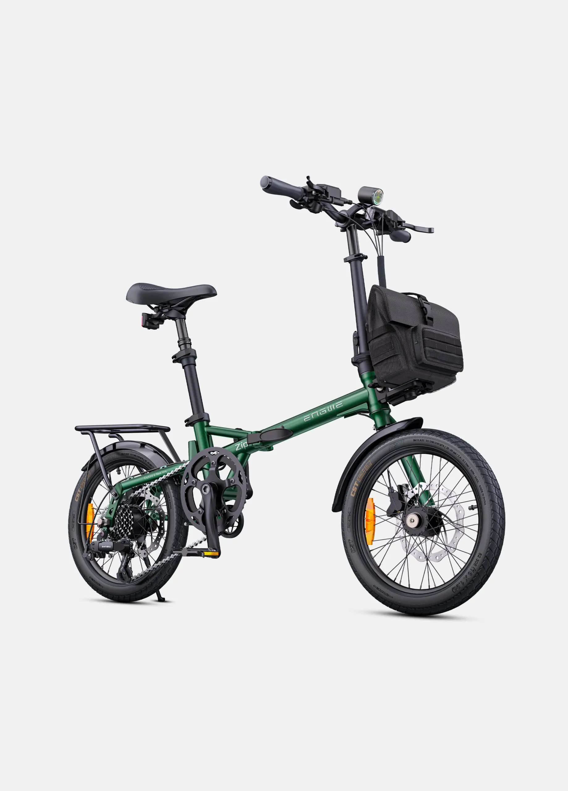 ENGWE Zip 250W Lightweight 120 kg Max Load Torque Sensor Folding E-bike - Image 9