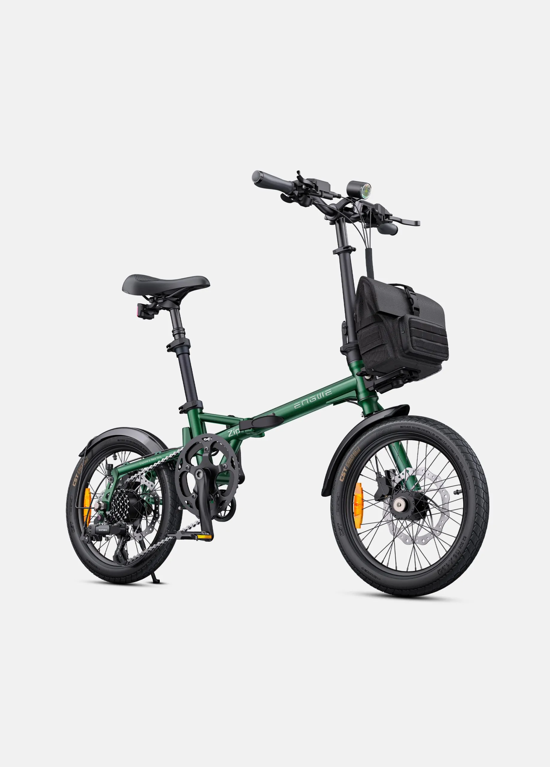 ENGWE Zip 250W Lightweight 120 kg Max Load Torque Sensor Folding E-bike - Image 10