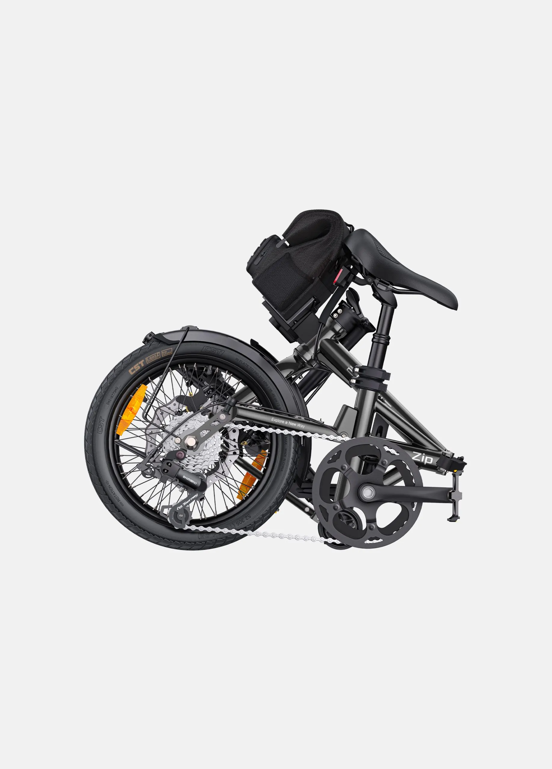 ENGWE Zip 250W Lightweight 120 kg Max Load Torque Sensor Folding E-bike - Image 13