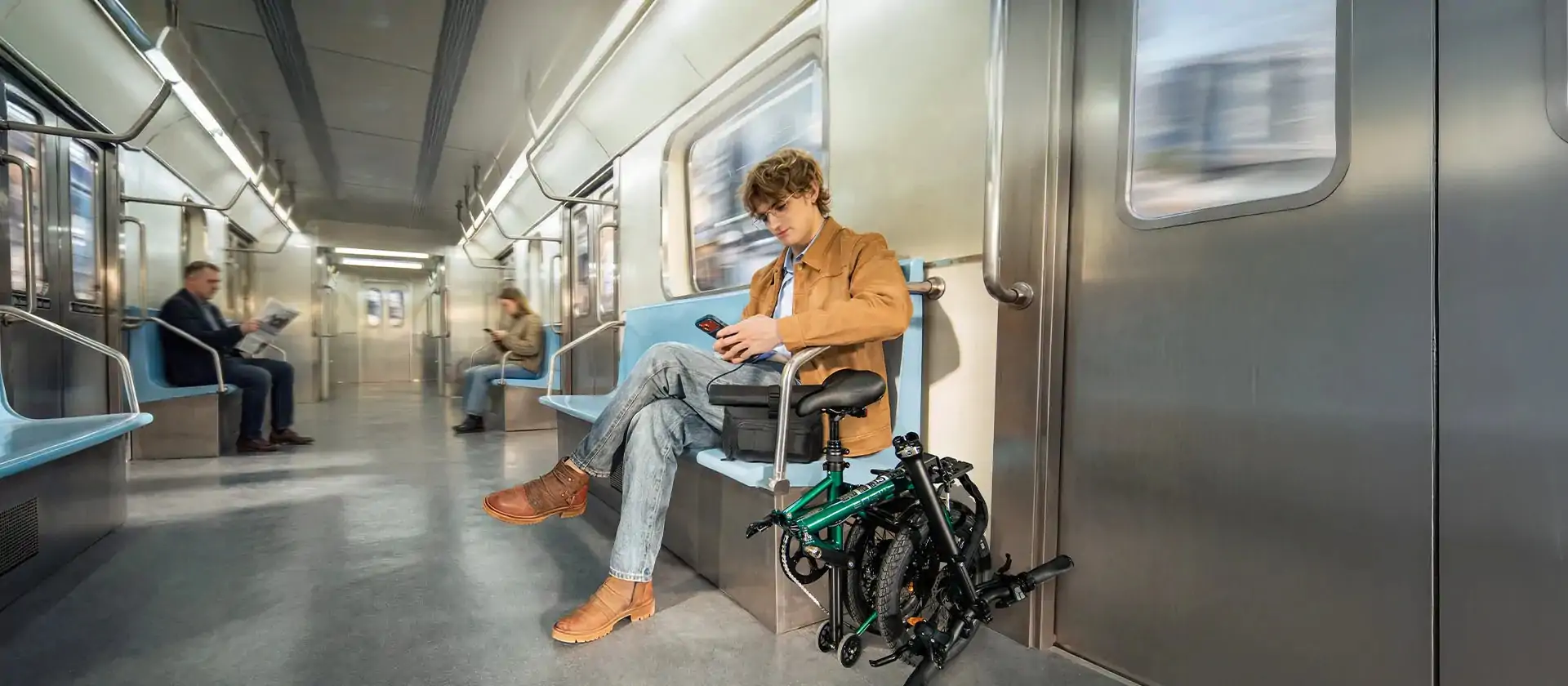 Battery comes with you, safer in cities